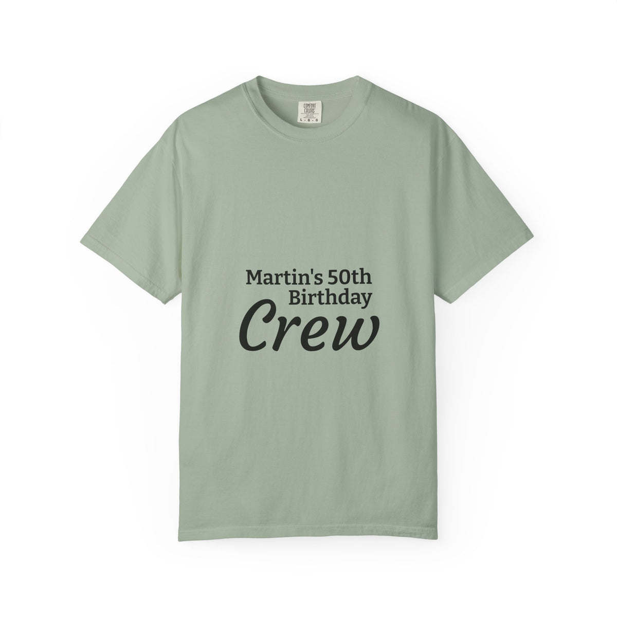 Birthday Crew T‑Shirt — "Martin’s 50th Birthday Crew" Personalized Party Tee