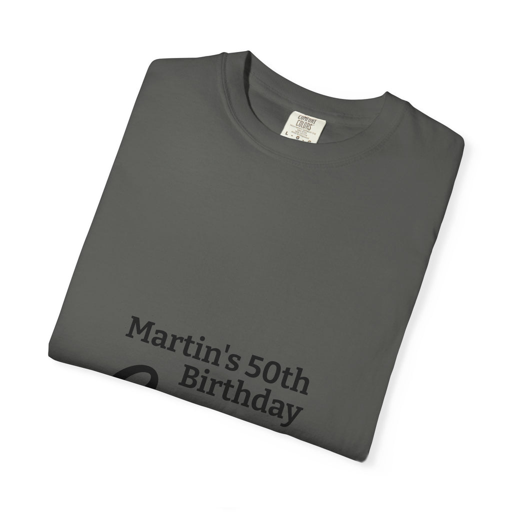 Birthday Crew T‑Shirt — "Martin’s 50th Birthday Crew" Personalized Party Tee