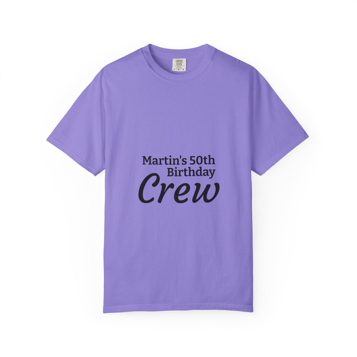 Birthday Crew T‑Shirt — "Martin’s 50th Birthday Crew" Personalized Party Tee