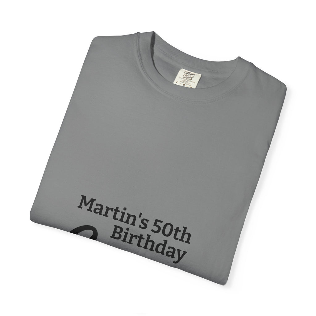 Birthday Crew T‑Shirt — "Martin’s 50th Birthday Crew" Personalized Party Tee