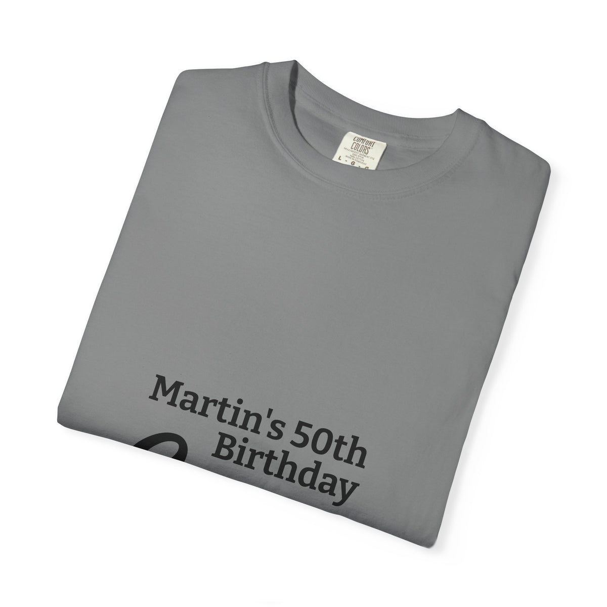 Birthday Crew T‑Shirt — "Martin’s 50th Birthday Crew" Personalized Party Tee