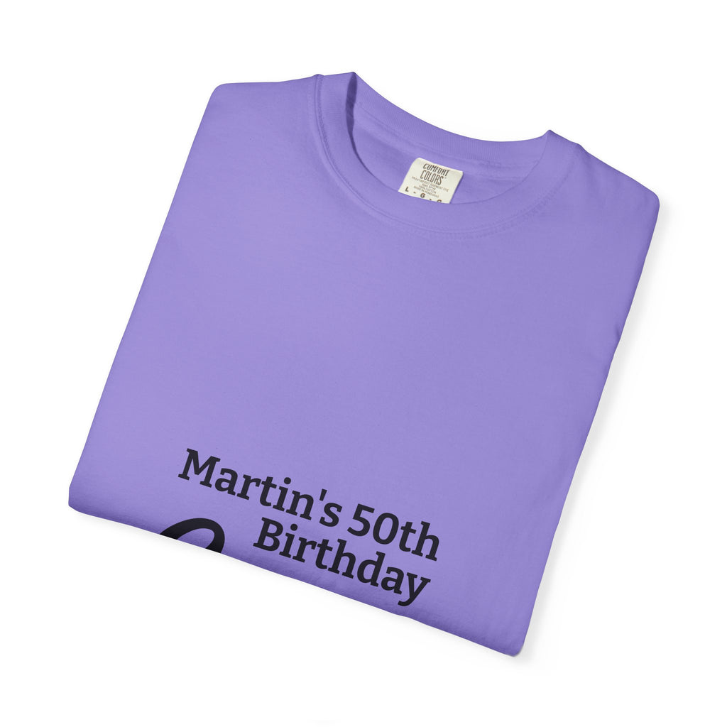 Birthday Crew T‑Shirt — "Martin’s 50th Birthday Crew" Personalized Party Tee