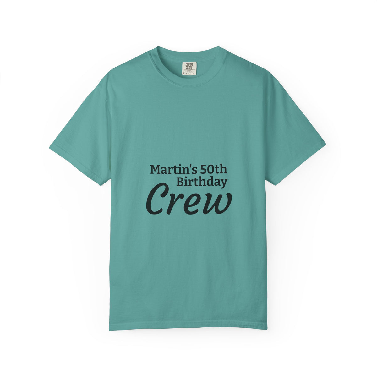 Birthday Crew T‑Shirt — "Martin’s 50th Birthday Crew" Personalized Party Tee