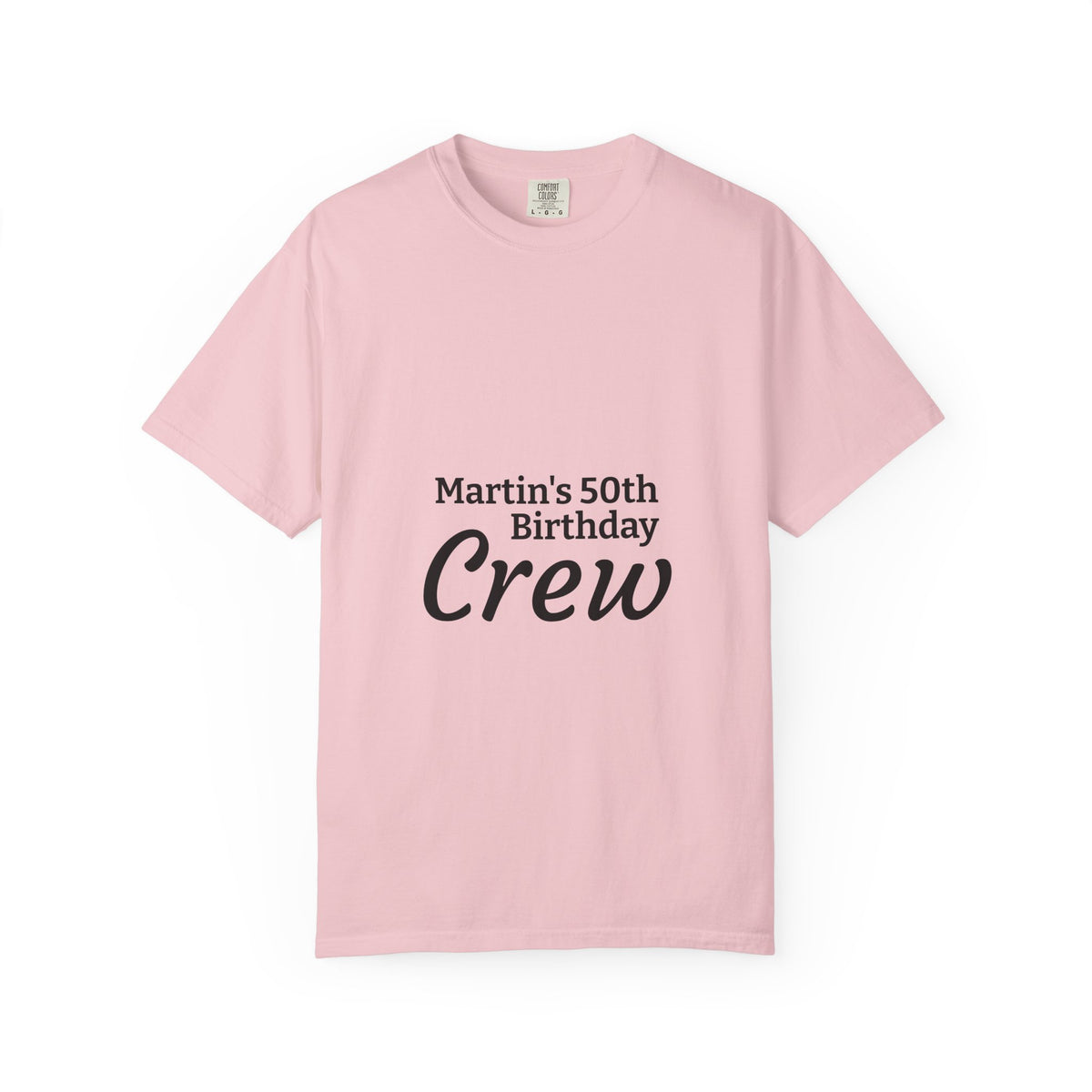 Birthday Crew T‑Shirt — "Martin’s 50th Birthday Crew" Personalized Party Tee