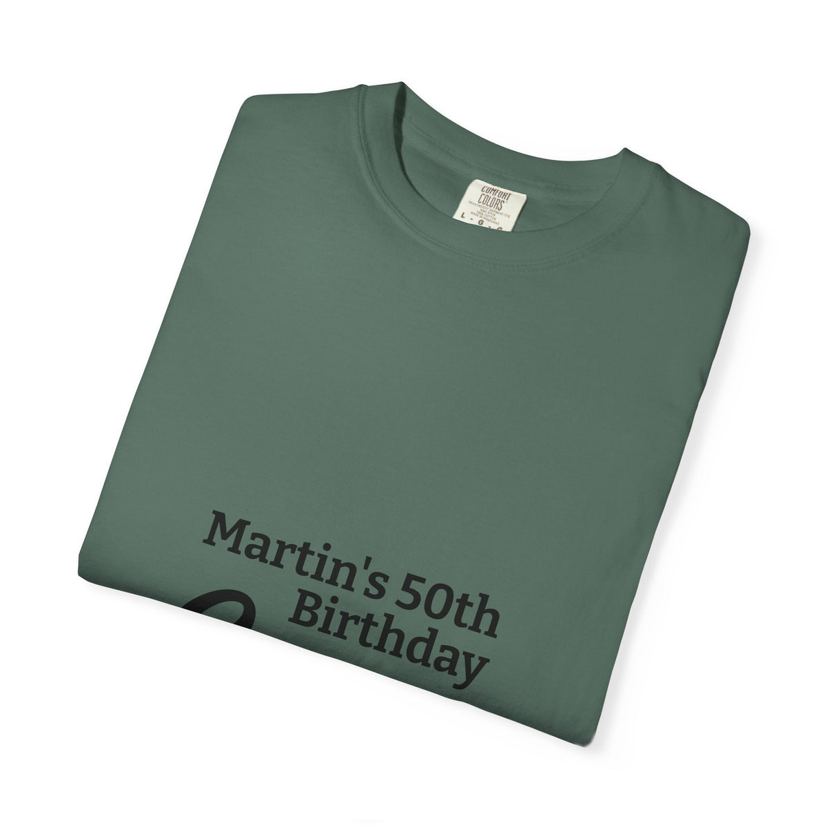 Birthday Crew T‑Shirt — "Martin’s 50th Birthday Crew" Personalized Party Tee