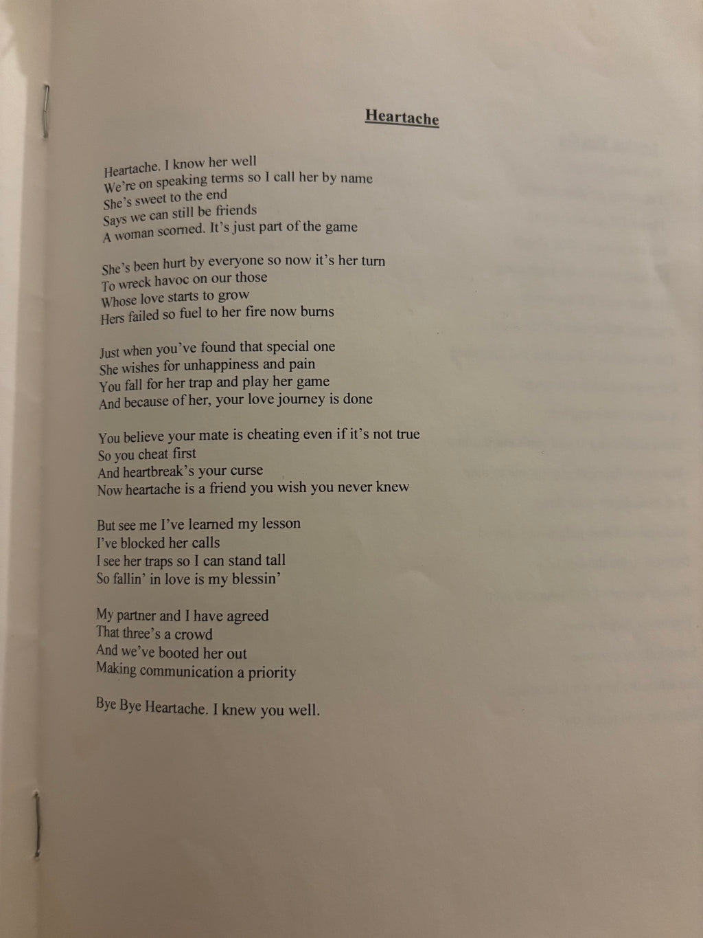 Inspired Thoughts and Dedications- Poetry Book