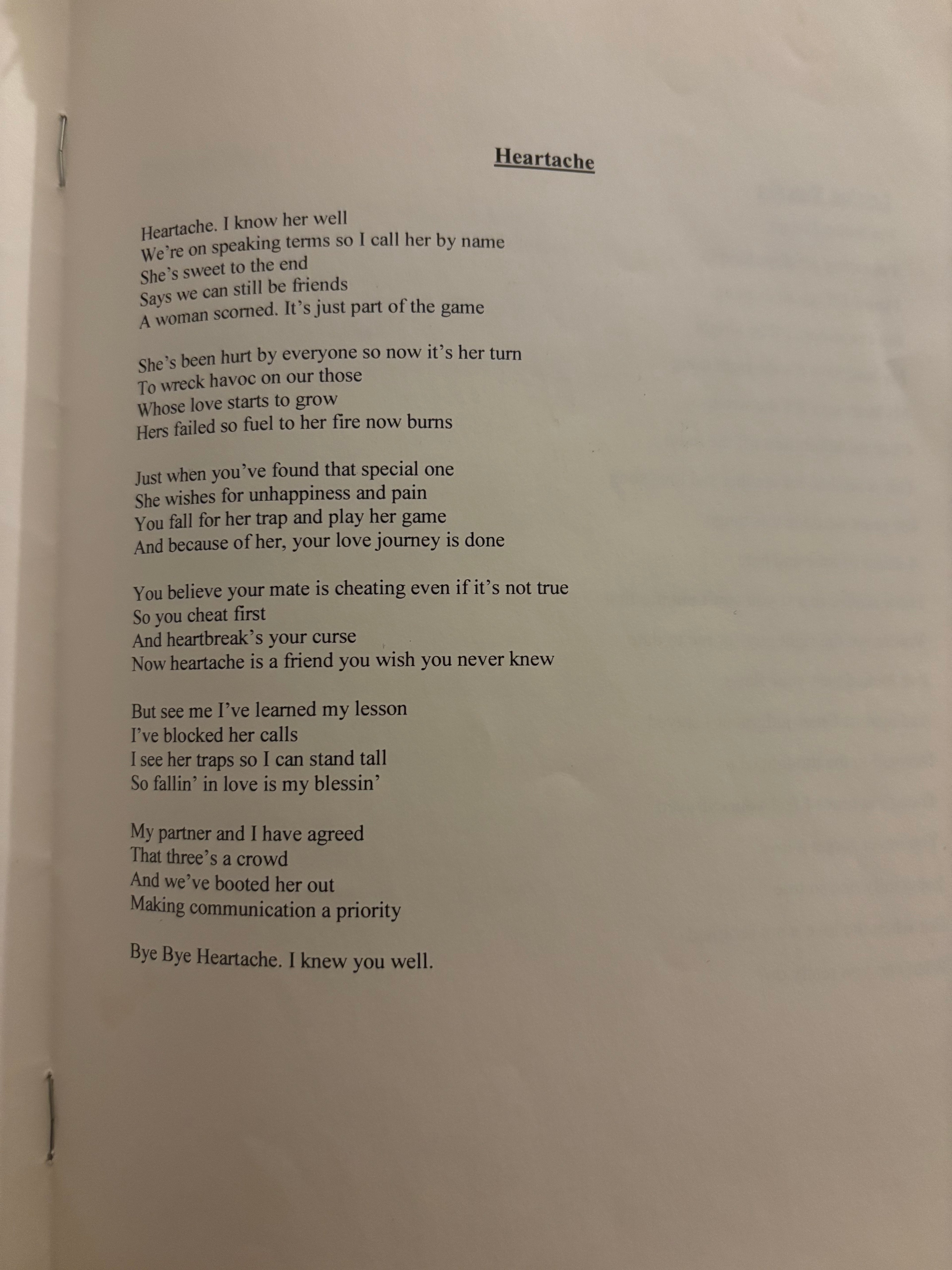 Inspired Thoughts and Dedications- Poetry Book