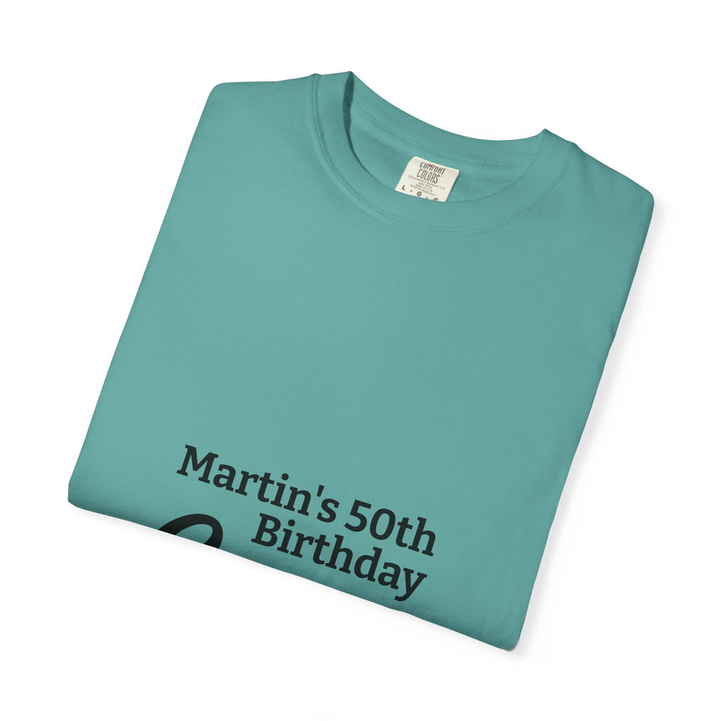 Birthday Crew T‑Shirt — "Martin’s 50th Birthday Crew" Personalized Party Tee