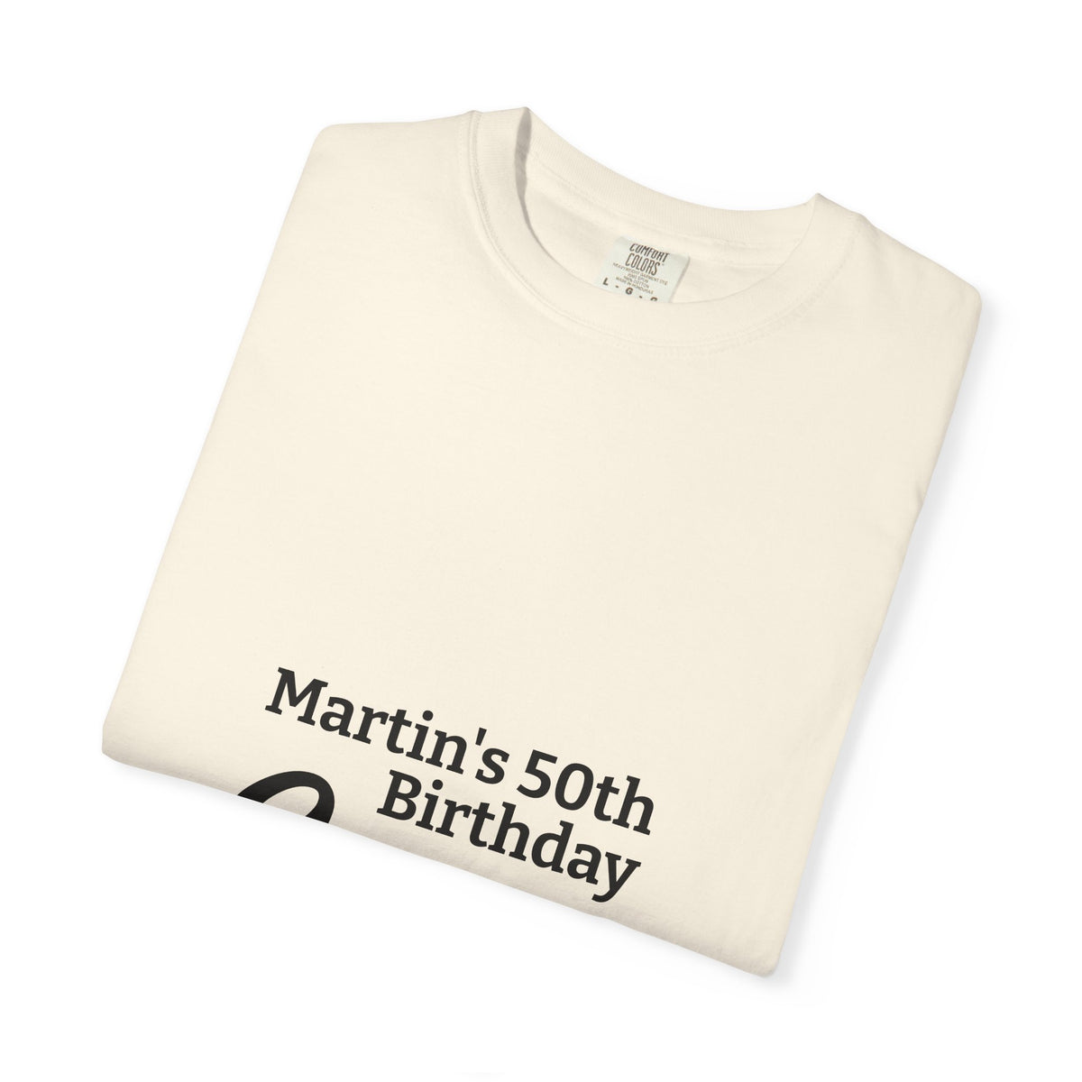 Birthday Crew T‑Shirt — "Martin’s 50th Birthday Crew" Personalized Party Tee