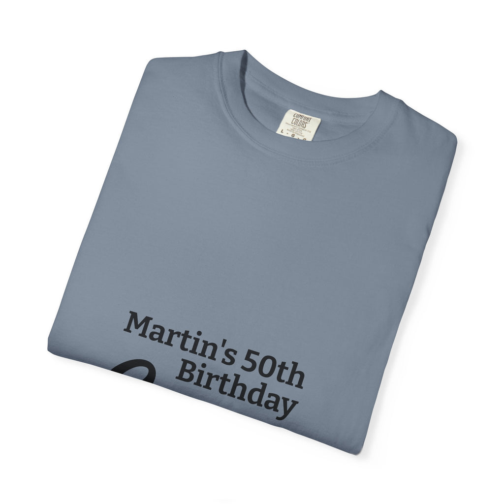 Birthday Crew T‑Shirt — "Martin’s 50th Birthday Crew" Personalized Party Tee