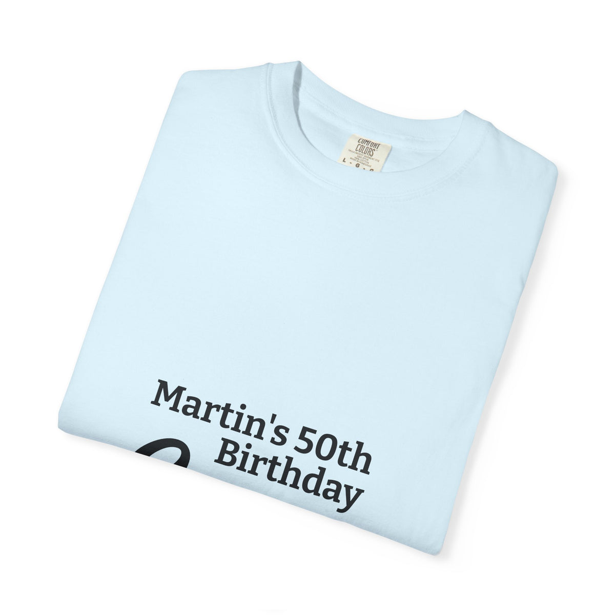 Birthday Crew T‑Shirt — "Martin’s 50th Birthday Crew" Personalized Party Tee