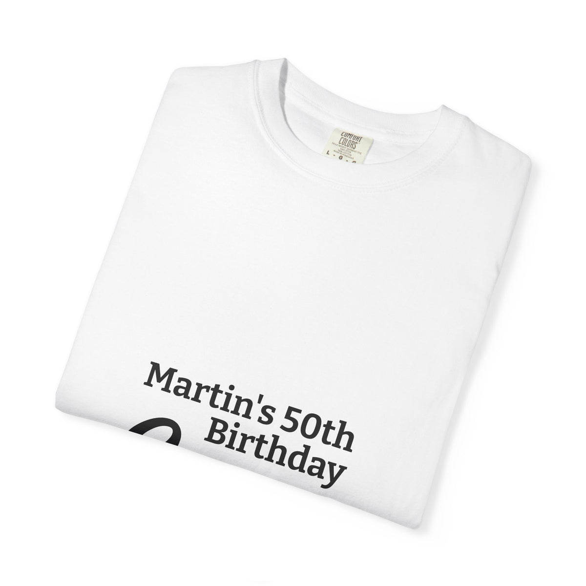Birthday Crew T‑Shirt — "Martin’s 50th Birthday Crew" Personalized Party Tee