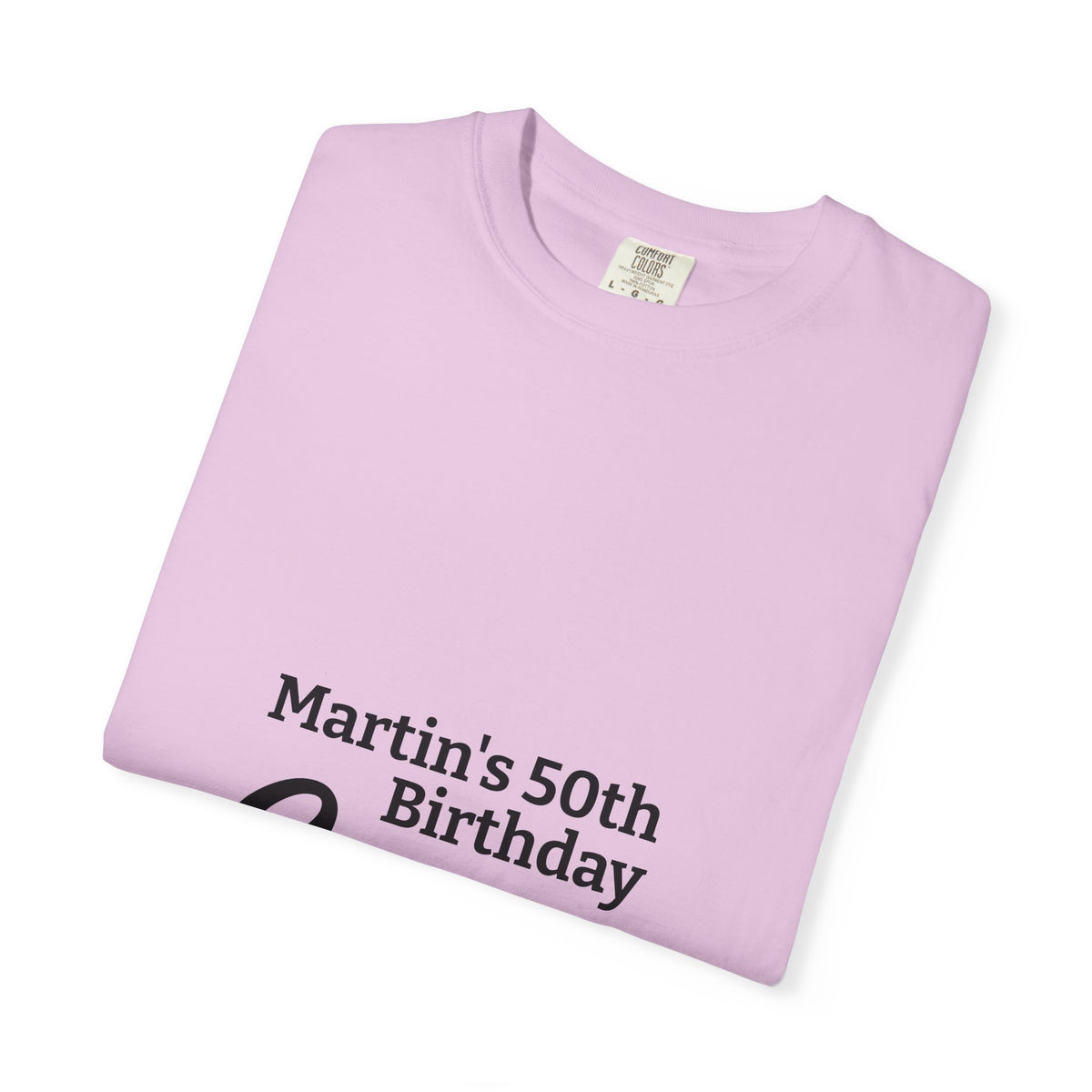 Birthday Crew T‑Shirt — "Martin’s 50th Birthday Crew" Personalized Party Tee