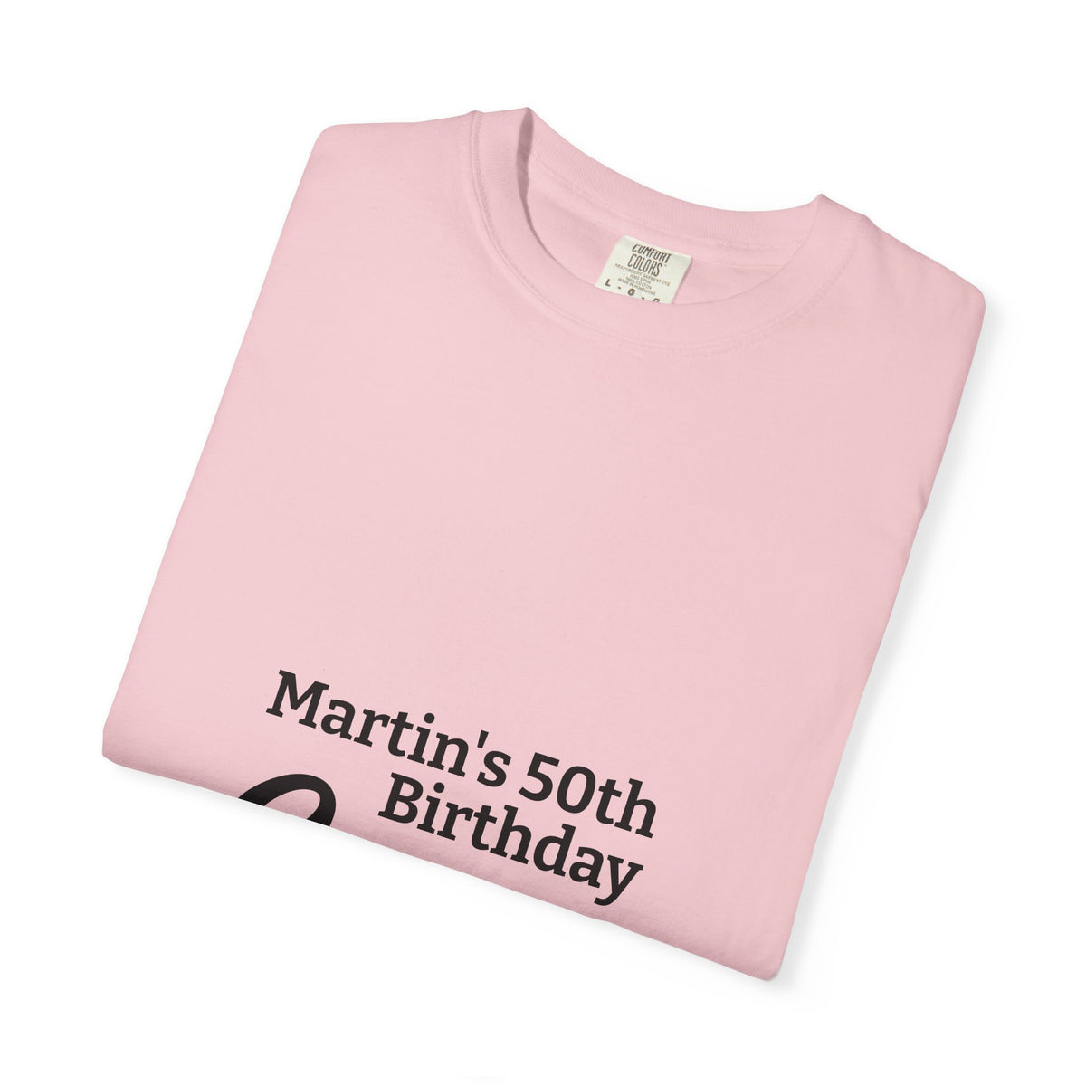 Birthday Crew T‑Shirt — "Martin’s 50th Birthday Crew" Personalized Party Tee