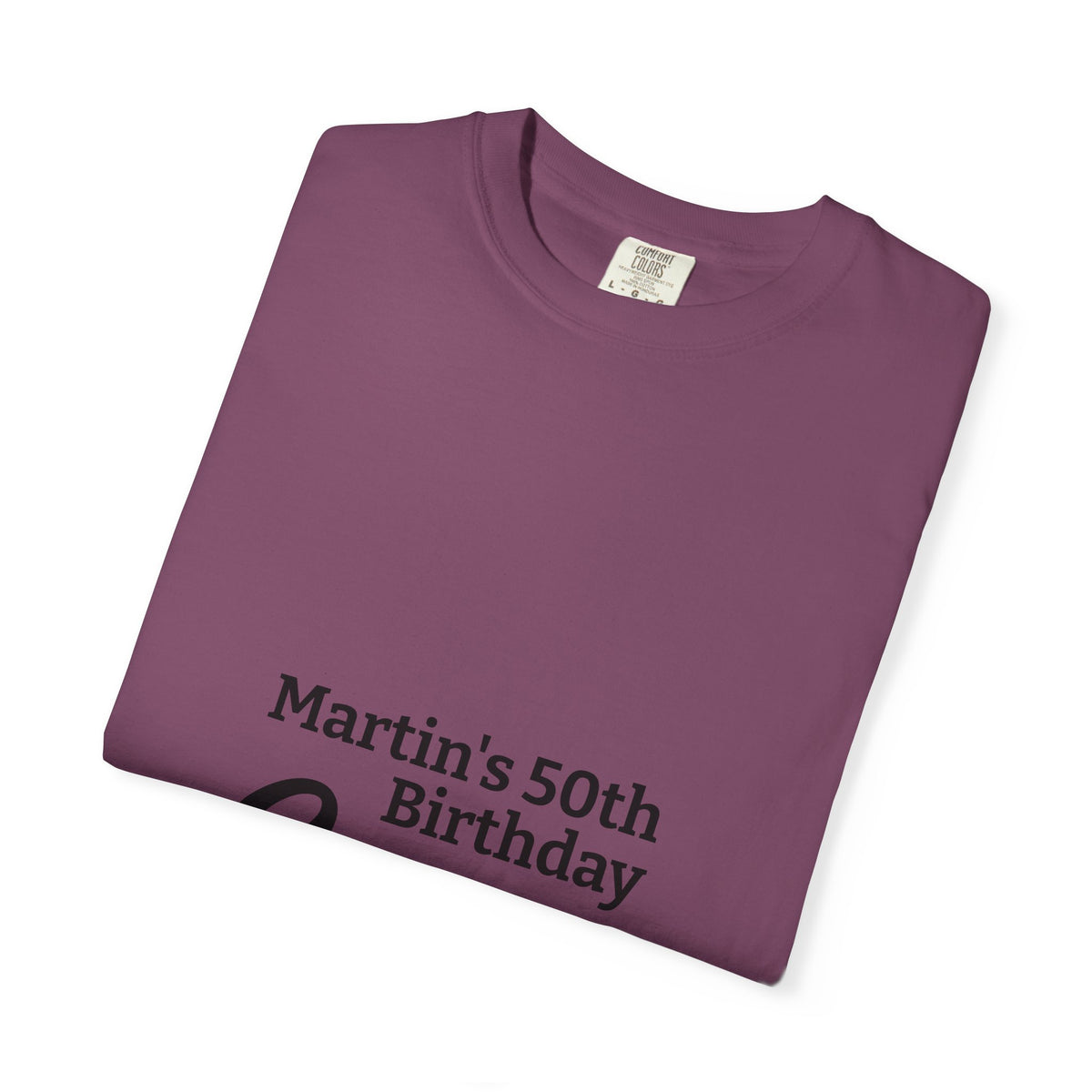 Birthday Crew T‑Shirt — "Martin’s 50th Birthday Crew" Personalized Party Tee
